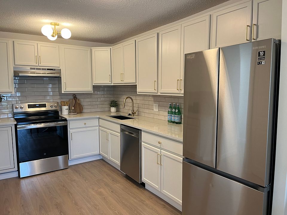 New kitchen with new appliances.