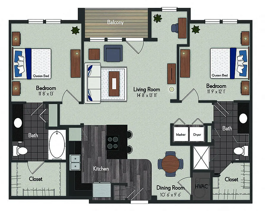 Floor plan Hampton