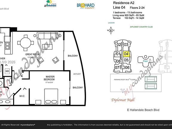 2nd image of 1745 E Hallandale Beach Blvd Unit 2104W
