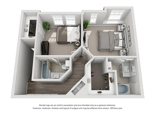 Floor plan B3