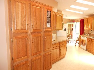 Attractive oak cabinets for 