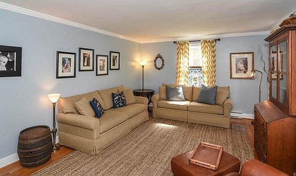Living Room with Hardwood Floors