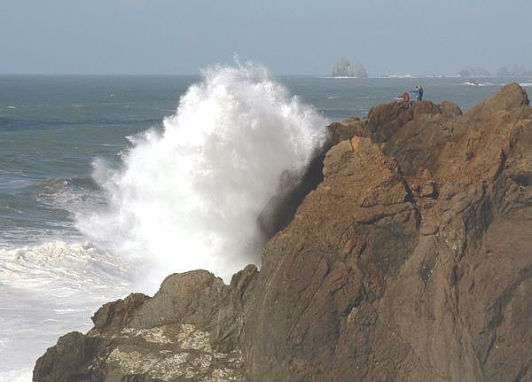 Winter wave action