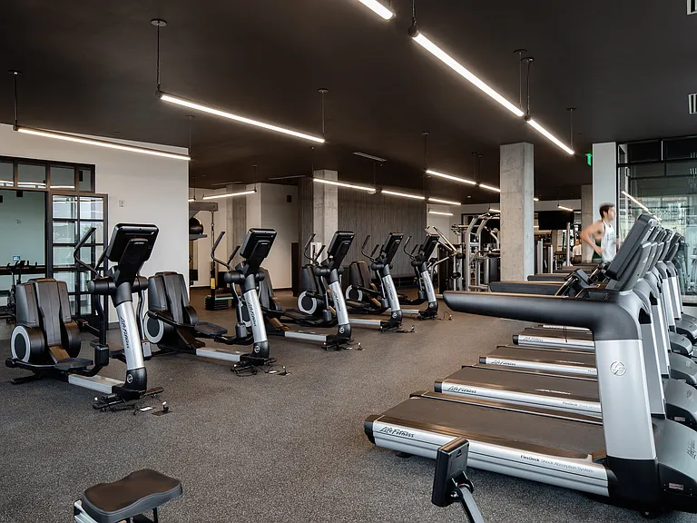 Club-quality 24-hour fitness studio