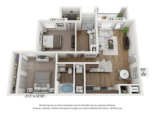 Floor plan B1