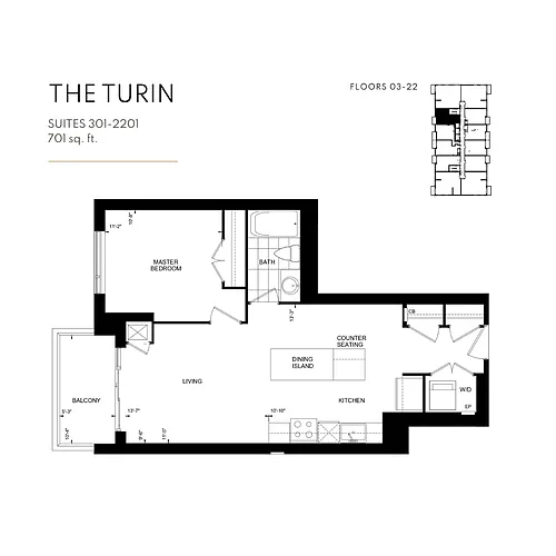 Floor plan The Turin