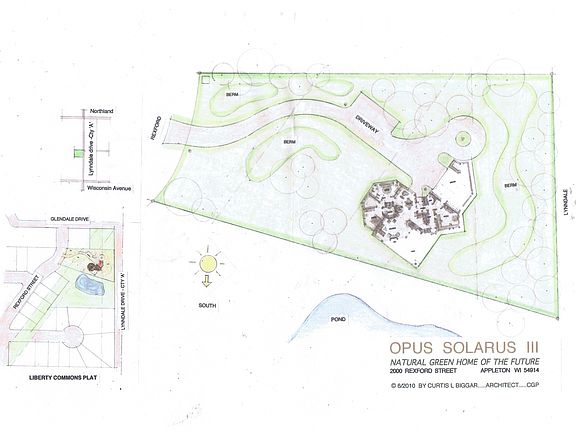 SITE PLAN OVERLOOKING HOA POND