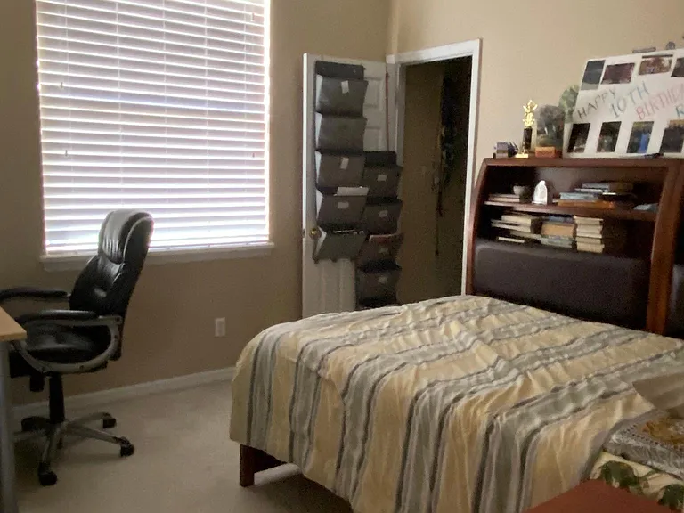 2nd guest bedroom with walk-in closet