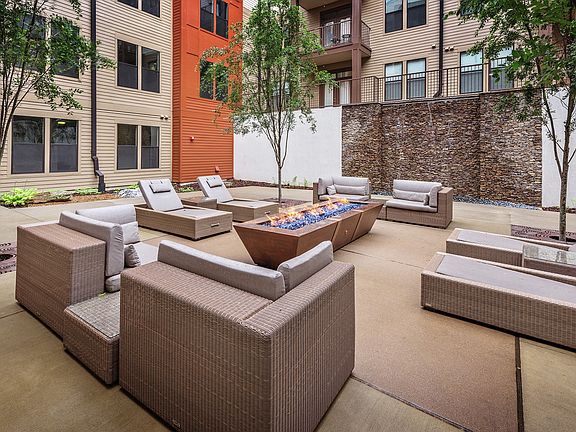 Fire pit with seating