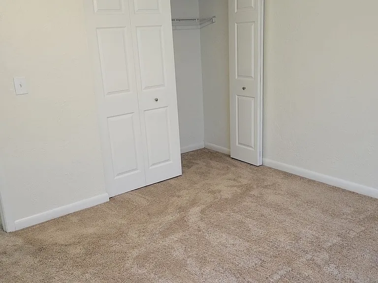Bedroom with roomy closet