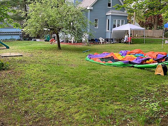 Backyard right to left