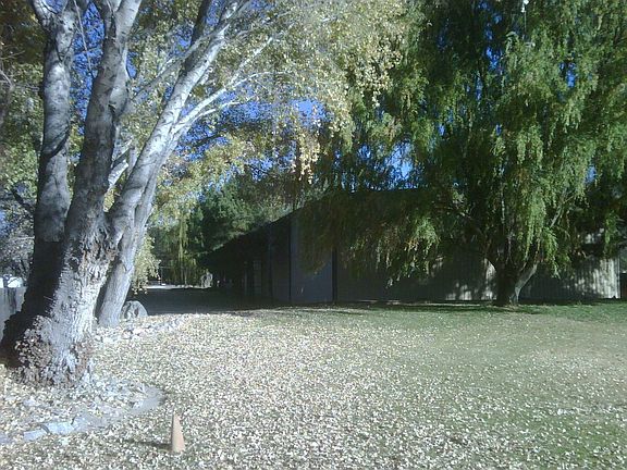 Back field towards court