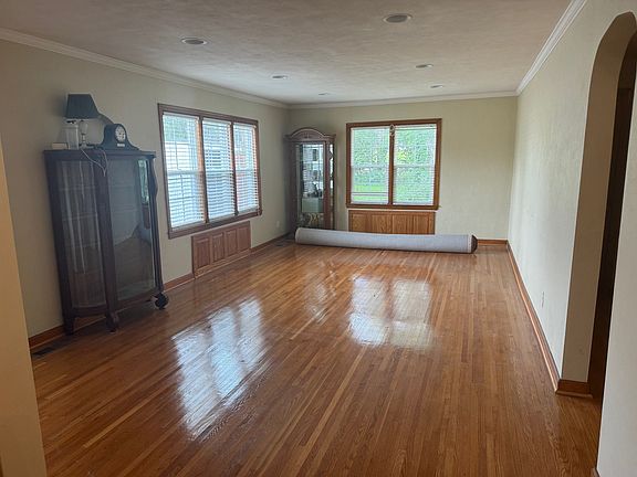 Living room, looking from dining room
