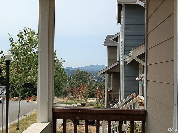 Beautiful mountain view from the front porch.