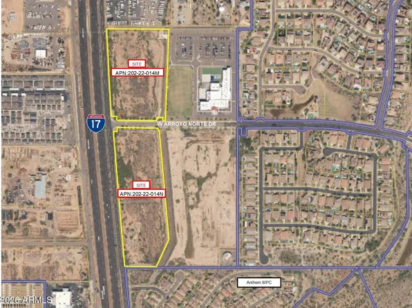 4000 W ARROYO NORTE Avenue #Metes & Bounds, New River, AZ 85087