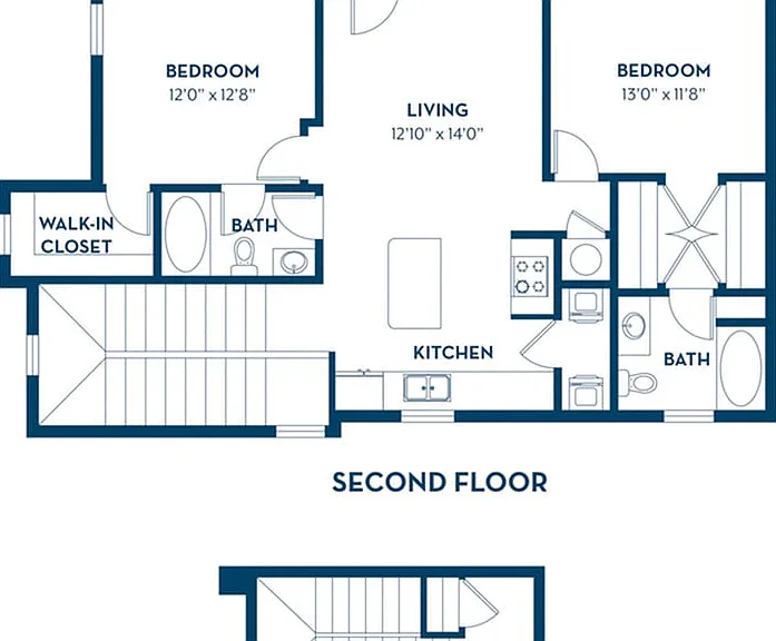 2 Bedroom | 2 Bath | 1179 SF 2 Bedroom | 2 Bath | 1179 SF