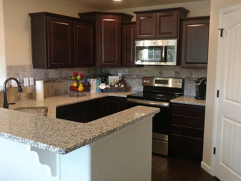 Kitchen Area & Pantry Door