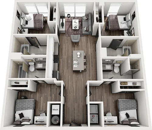 Floor plan Boulder A