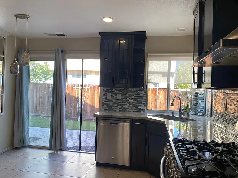 Kitchen Backyard View
