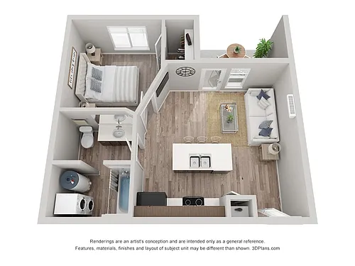 Floor plan One Bedroom