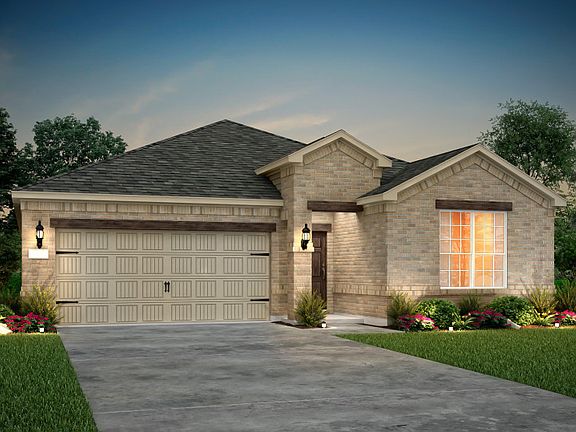 The Orchard, a one-story home with 2-car garage, shown with Home Exterior 32
