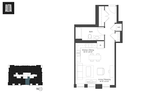 Floor plan West 09 & 10