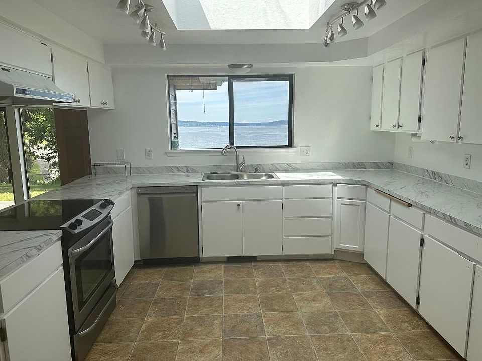 Kitchen with upgraded appliances.