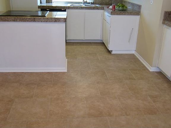 Beautiful freshly tiled floors