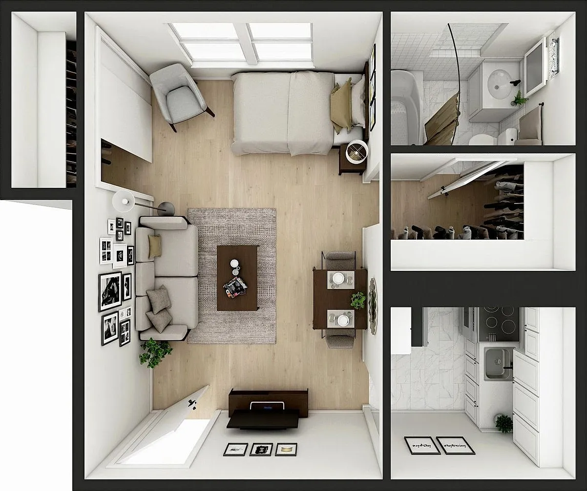 Studio, 1.0 bath, 278 sqft, $1,050 — Photo 1