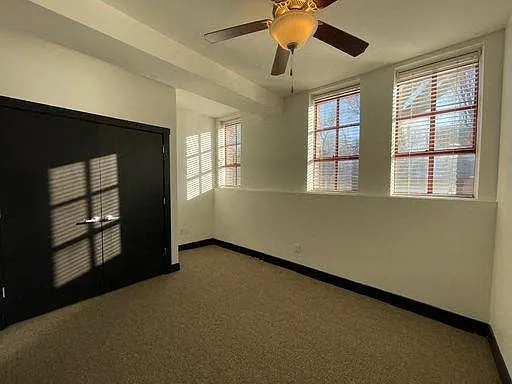 Natural lighting in a bedroom at 3 Points Loft.