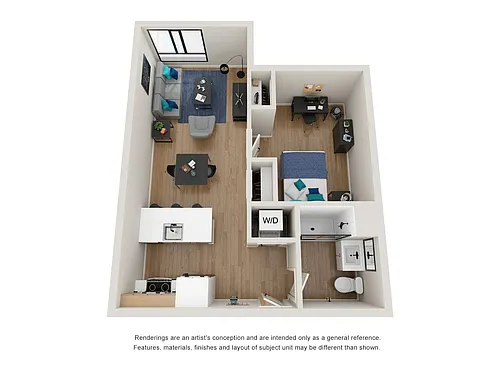 Floor plan 1B-12
