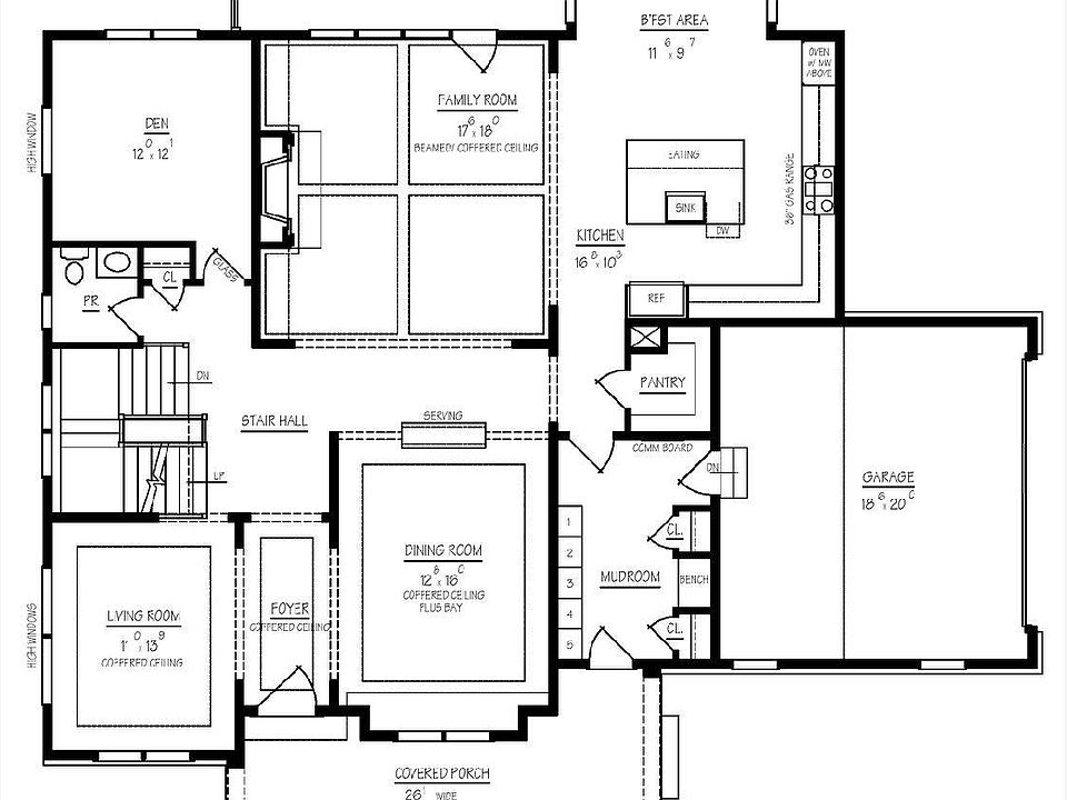 Main Level Floor Plan