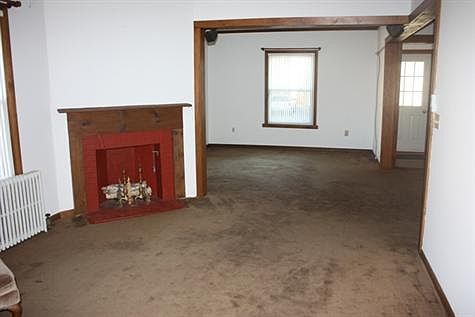 First floor living and dining room