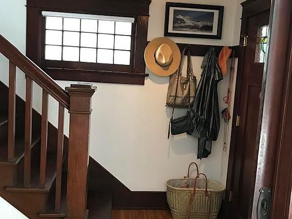 front entry and stairs
