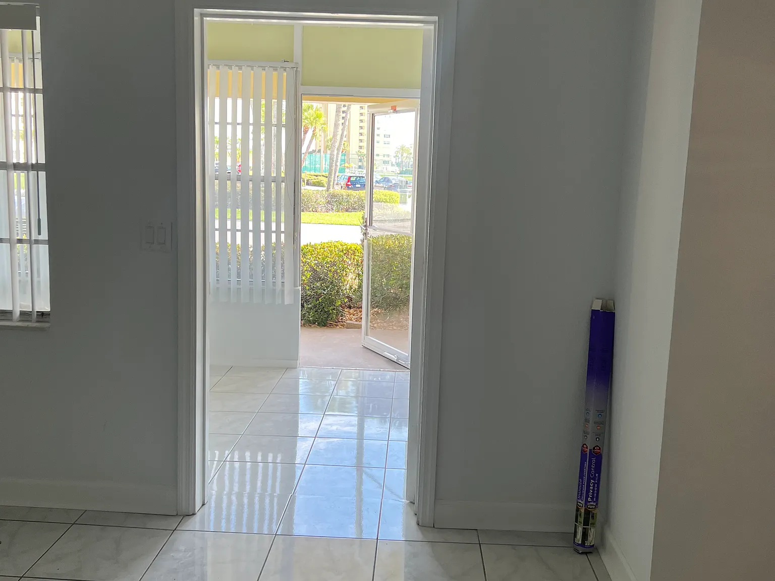 View out front of unit.