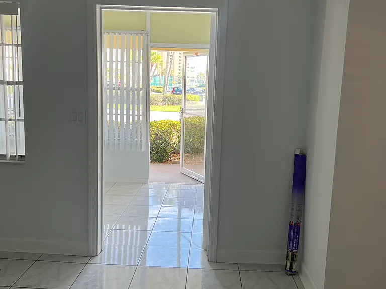 View out front of unit.