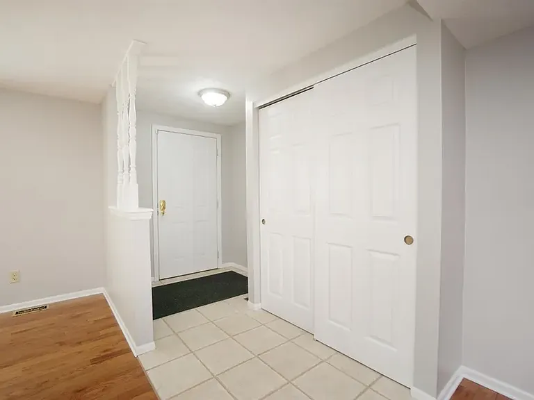Entryway with coat closet