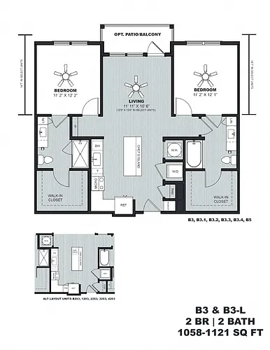 Floor plan B3