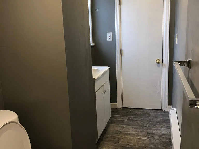 New big bathroom with new Vinyl Flooring
