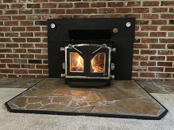 Wood-burning fireplace insert