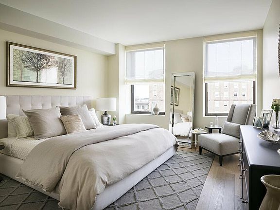 Light filled bedrooms with spacious closets in each, customized to be the smartest, best-dressed clo