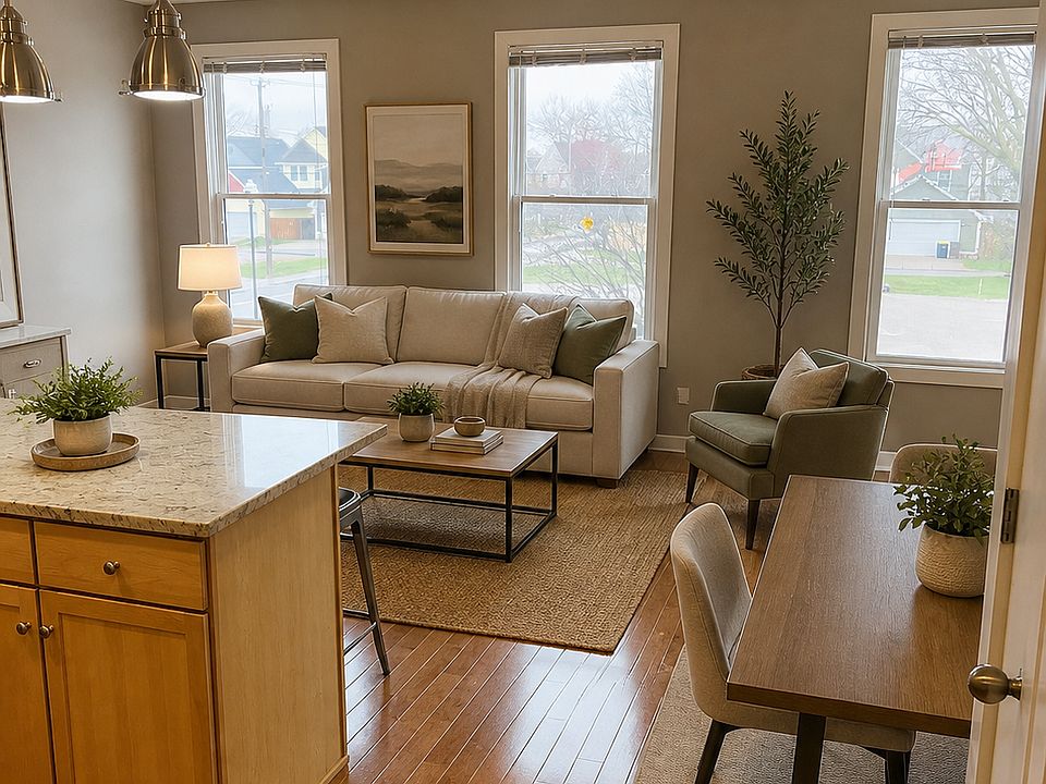 Open concept living space