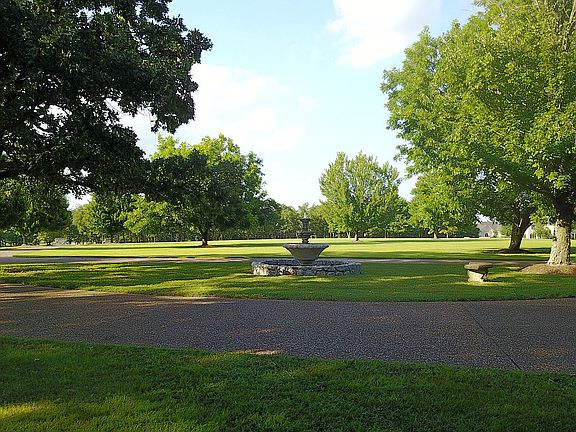 Front Lawn and Fountain