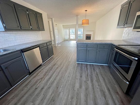 kitchen & family room