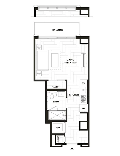 Floor plan Studio-S3