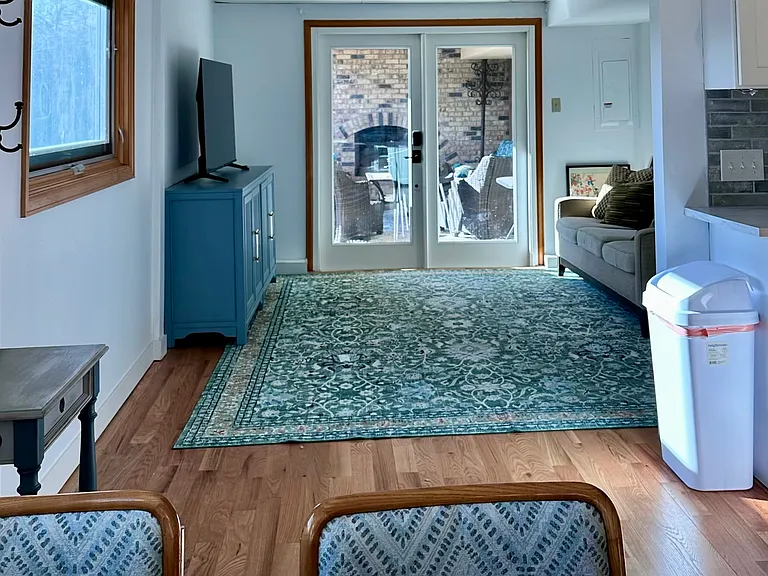 Large open sun-filled living space.