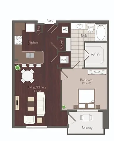 Floor plan Floyd - Renovated