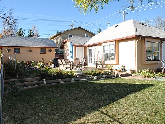 view of garden & home side