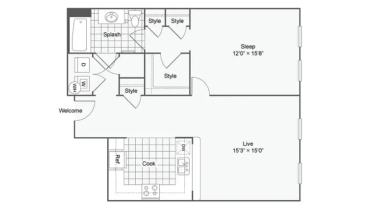 Floor plan A18