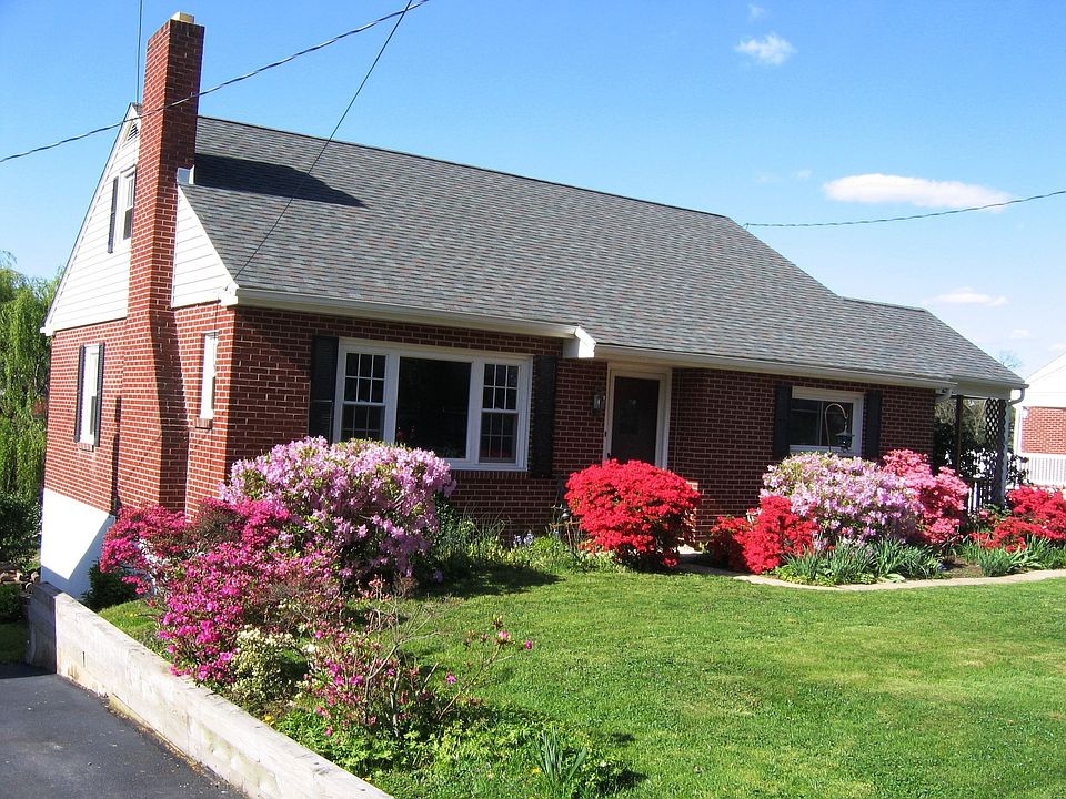 House Side and  Front in Spring
